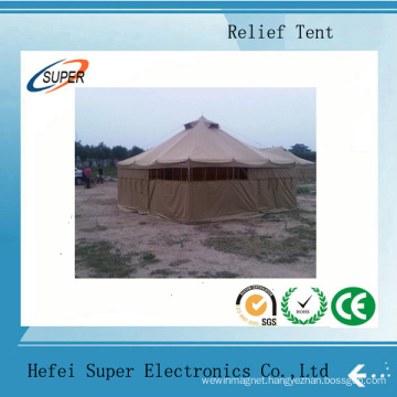 Factory Offer Galvanized Steel Two Layer Disaster Relief Tents